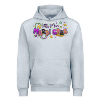 Heather Grey little miss mardi gras Urban Hoodie - texasbilliewilder