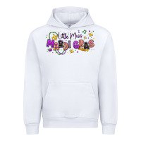 White little miss mardi gras Urban Hoodie - texasbilliewilder