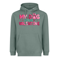 Sage my dog is my valentine Heavyweight Hoodie - MaliasSmallBusiness