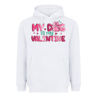 White my dog is my valentine Heavyweight Hoodie - MaliasSmallBusiness