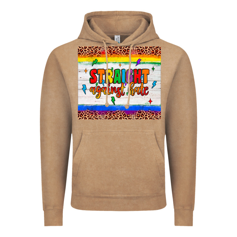 Straight Against Hate Tumbler Vintage Hoodie by JahusDesignShop | Teevron