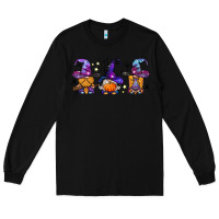 Black witch gnomes Halloween Long Sleeve Tee - BundleAndBundleShop