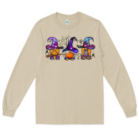 Mushroom witch gnomes Halloween Long Sleeve Tee - BundleAndBundleShop