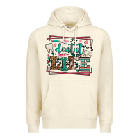 Sandshell Dental life leopard frame Premium Hoodie - LillyAllenDesigns