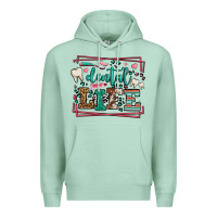Seafoam Dental life leopard frame Premium Hoodie - LillyAllenDesigns