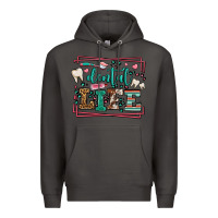 Smoke Dental life leopard frame Premium Hoodie - LillyAllenDesigns