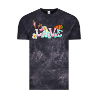 Cloud Black Love Easter bunny Easter Day Vintage Tee - CowGirlArtShop