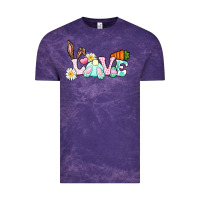 Cloud Purple Love Easter bunny Easter Day Vintage Tee - CowGirlArtShop