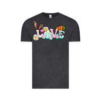 Vintage Black Love Easter bunny Easter Day Vintage Tee - CowGirlArtShop