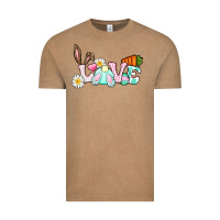 Vintage Coffee Love Easter bunny Easter Day Vintage Tee - CowGirlArtShop