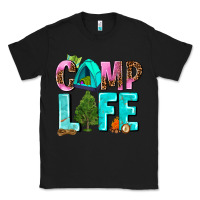 Black camp life Classic Tee - AdoDesignShop