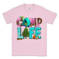 Bubblegum Pink camp life Classic Tee - AdoDesignShop