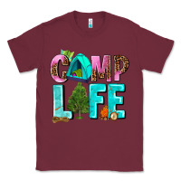 Burgundy camp life Classic Tee - AdoDesignShop