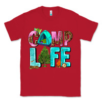 Red camp life Classic Tee - AdoDesignShop