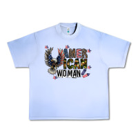Grape Ice american woman Urban Heavy Tee - CowhideDigitalArt