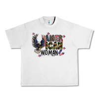 Lunar Rock american woman Urban Heavy Tee - CowhideDigitalArt