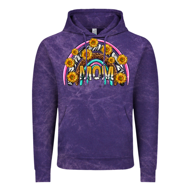 Mom With Sunflower Rainbow Mothers Day Vintage Hoodie by texasbilliewilder | Teevron