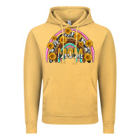 Vintage Mustard mom with sunflower rainbow mothers day Vintage Hoodie - texasbilliewilder
