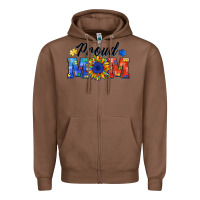 Chestnut proud mom autism Zipper Hoodie - BarkalooDesign