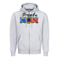 Proud Mom Autism Zipper Hoodie | Teevron