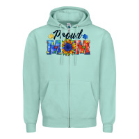 Seafoam proud mom autism Zipper Hoodie - BarkalooDesign