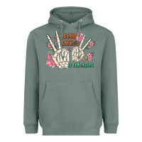 Sage good energy is contagious Heavyweight Hoodie - MaliasSmallBusiness