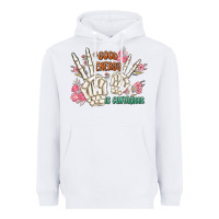 White good energy is contagious Heavyweight Hoodie - MaliasSmallBusiness