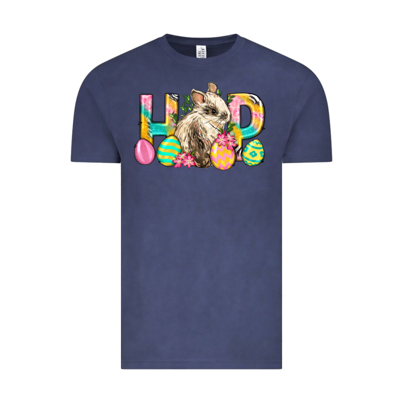 Hop Rabbit Easter Vintage Tee by Neo Western | Teevron