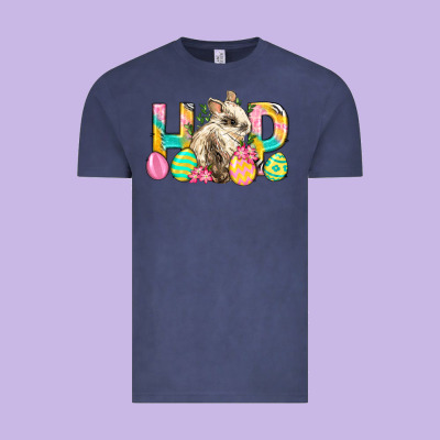 Hop Rabbit Easter Vintage Tee Designed By Neo Western