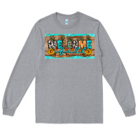 Heather Grey Welcome Fall Long Sleeve Tee - Artiststas