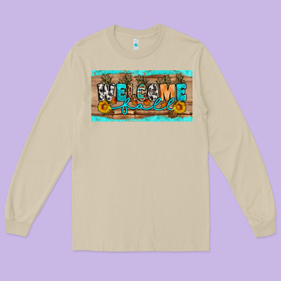 Welcome Fall Long Sleeve Tee Designed By Artiststas