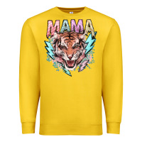 Lemon mama tiger lightning bolt Premium Sweatshirt - NancyCooperArtShop