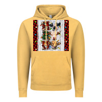 Vintage Mustard ho ho ho christmas cow Vintage Hoodie - RanaPortraitStore