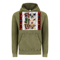 Vintage Olive ho ho ho christmas cow Vintage Hoodie - RanaPortraitStore