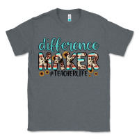 Charcoal Heather difference maker Classic Tee - JahusDesignShop