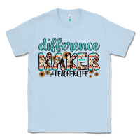 Dusty Blue difference maker Classic Tee - JahusDesignShop