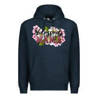 Navy Blessed Mama Premium Hoodie - LillyAllenDesigns