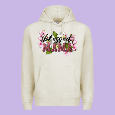 Blessed Mama Premium Hoodie Designed By Lillyallendesigns