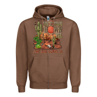 Chestnut aintgoin down til the sun comes up desert Zipper Hoodie - NancyCooperArtShop