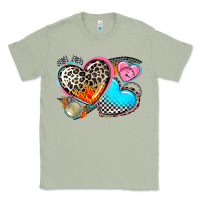 Matcha western leopard  racing  hearts Classic Tee - AdoDesignShop