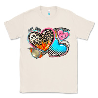 Natural western leopard  racing  hearts Classic Tee - AdoDesignShop
