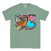 Sage western leopard  racing  hearts Classic Tee - AdoDesignShop
