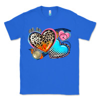 True Royal western leopard  racing  hearts Classic Tee - AdoDesignShop