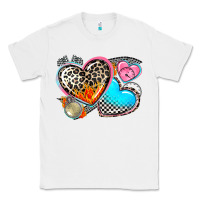 White western leopard  racing  hearts Classic Tee - AdoDesignShop