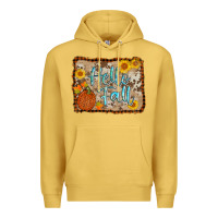 Antique Gold hello fall Premium Hoodie - AdoDesignShop