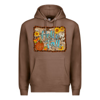 Chestnut hello fall Premium Hoodie - AdoDesignShop