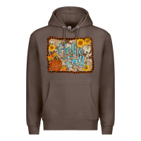 Coffee hello fall Premium Hoodie - AdoDesignShop