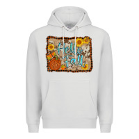 Dove Grey hello fall Premium Hoodie - AdoDesignShop
