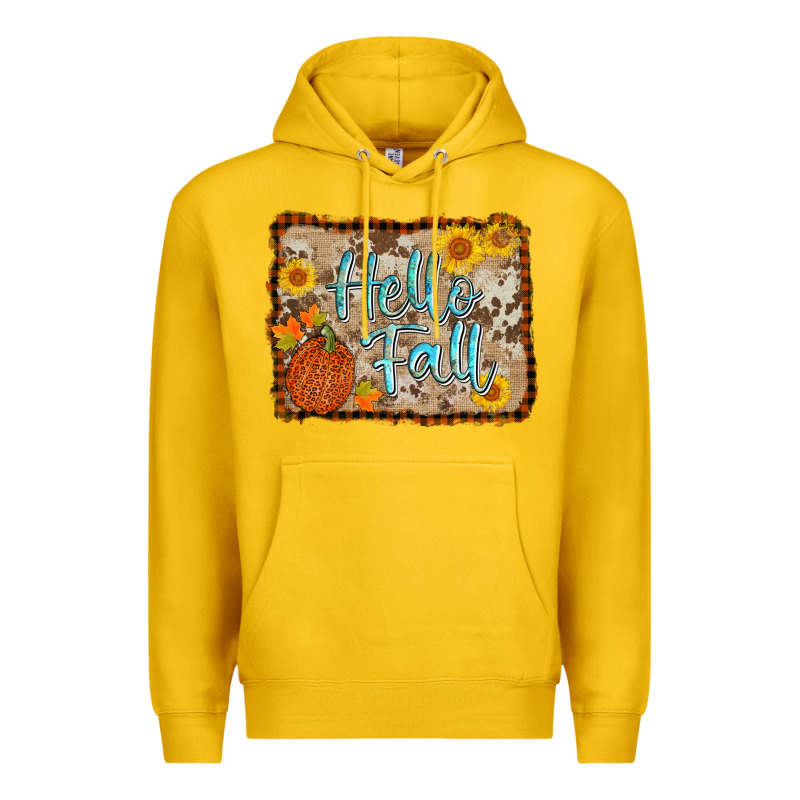 Hello Fall Premium Hoodie by AdoDesignShop | Teevron