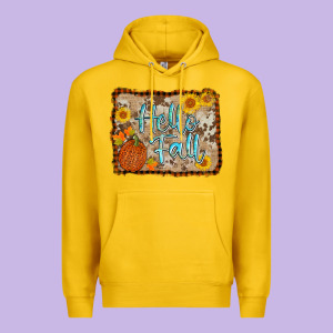 Hello Fall Premium Hoodie Designed By Adodesignshop